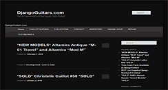 Desktop Screenshot of djangoguitars.com